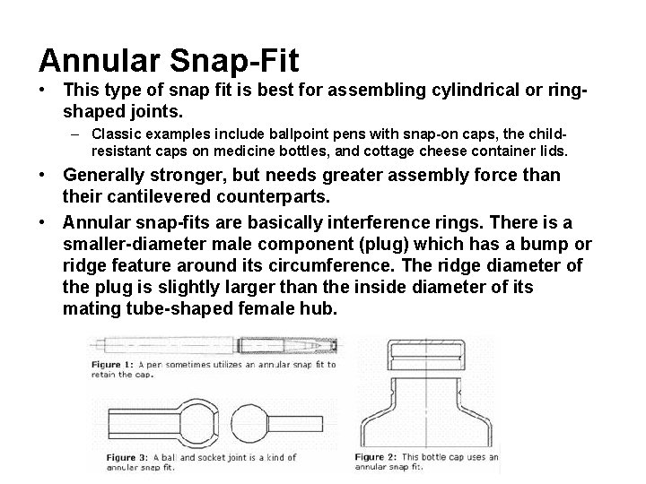 Annular Snap Lock