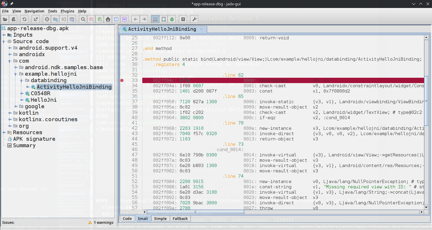 Setup JADX Breakpoint