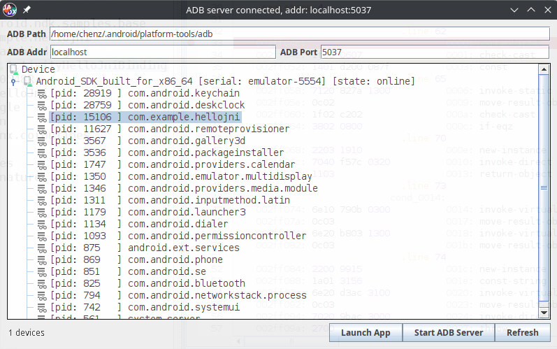 Locate Target Application in JADX