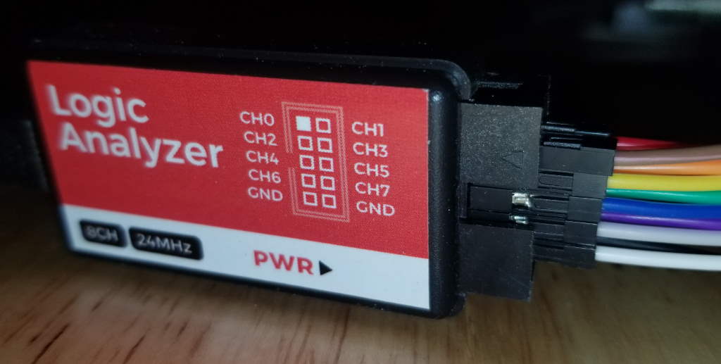 logic analyzer wiring