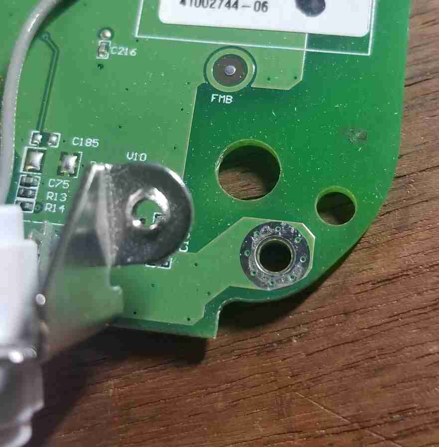 screw hole pad