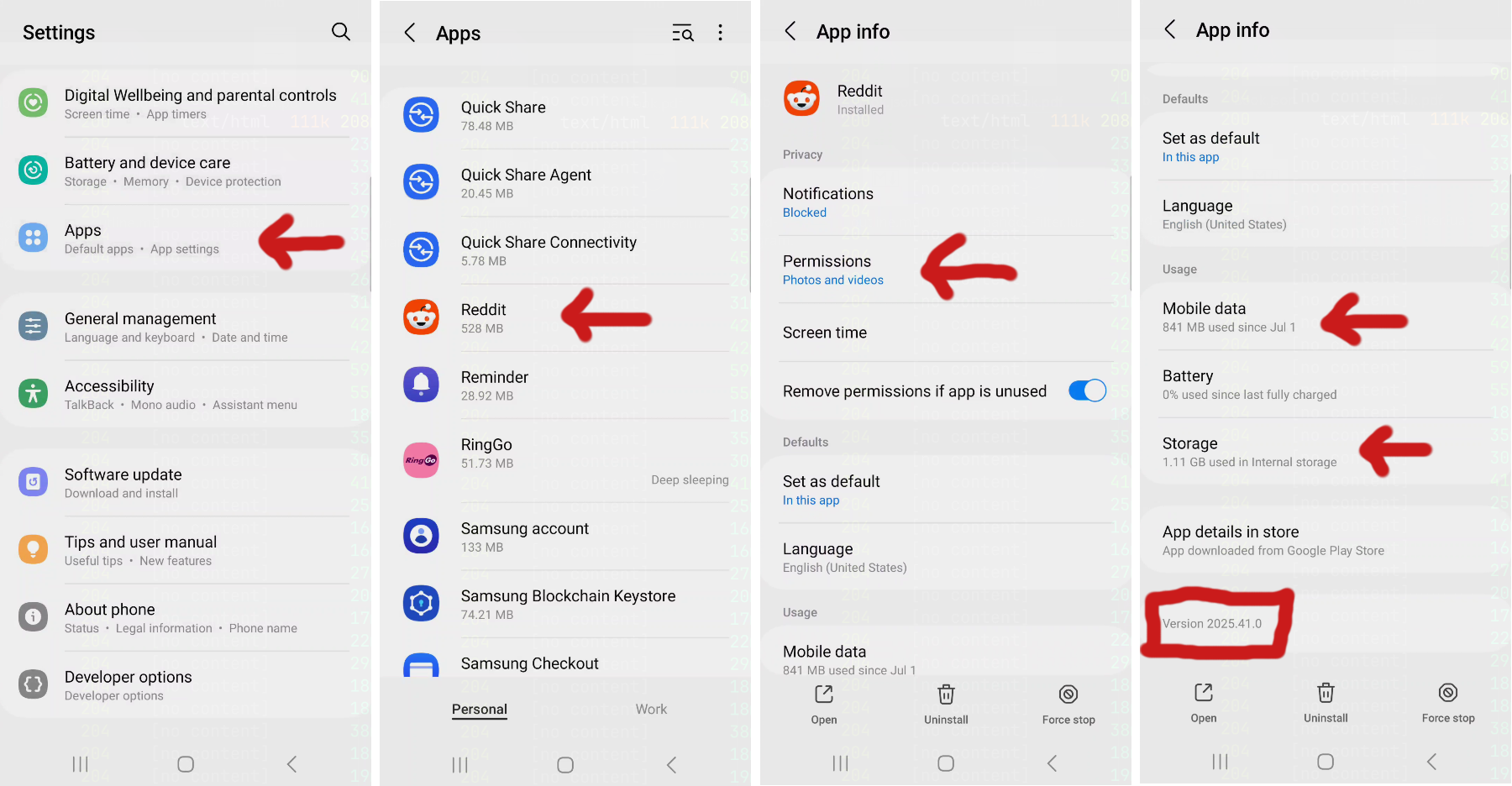 Local App Information