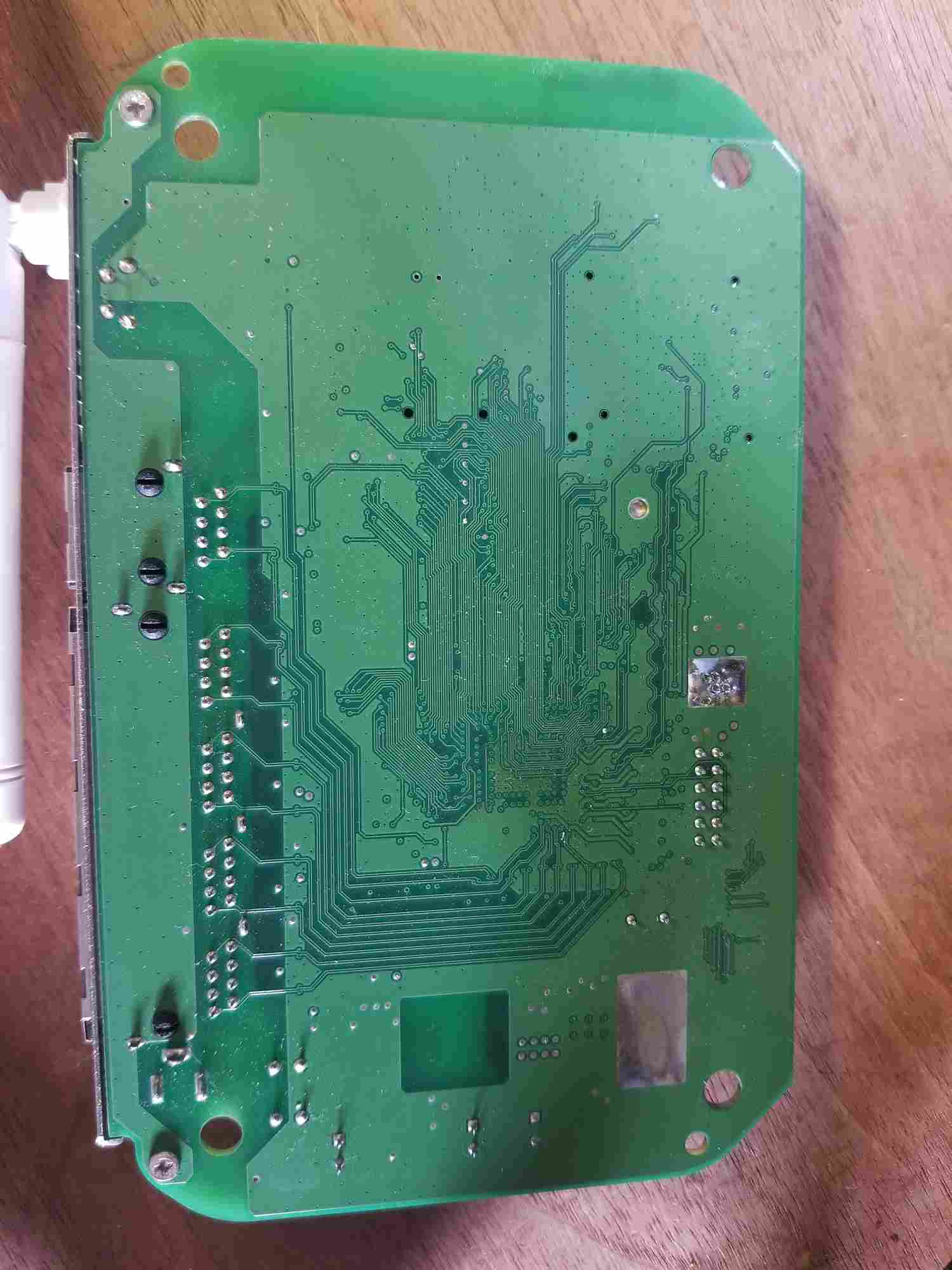 Bottom of the PCB